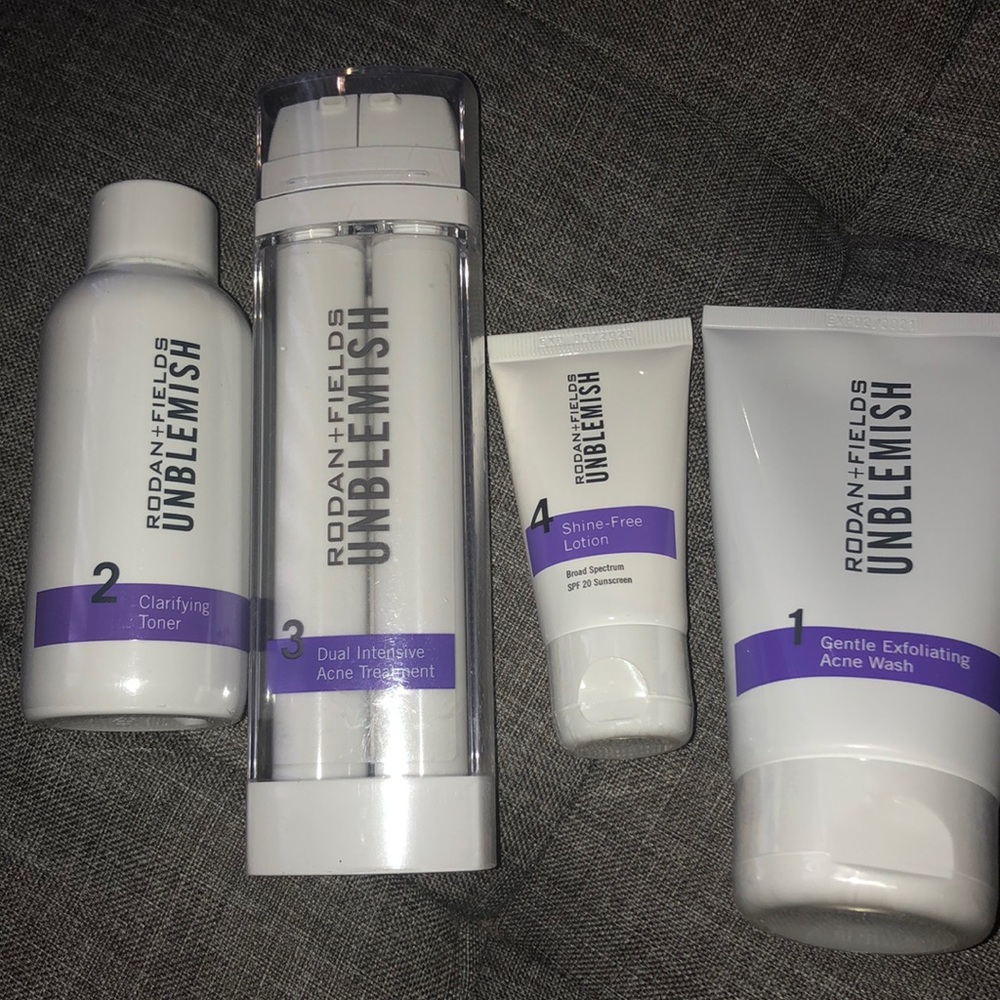 Rodan and fields unblemish skincare line